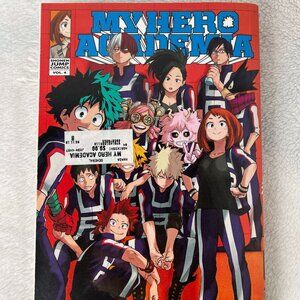 My Hero Academia Vol 4 Manga English - Kohei Horikoshi - VIZ Media - Paperback
